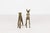 Brass Midcentury Brass Deer Candle Holders, Stag and Doe Pair For Sale - Image 8 of 14