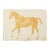 Polo Pony Alpaca Throw Blanket - Gold and Ecru For Sale - Image 4 of 4