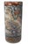 An intricately decorated porcelain umbrella stand that brings the richness of a painted garden into the interior. Hand-...
