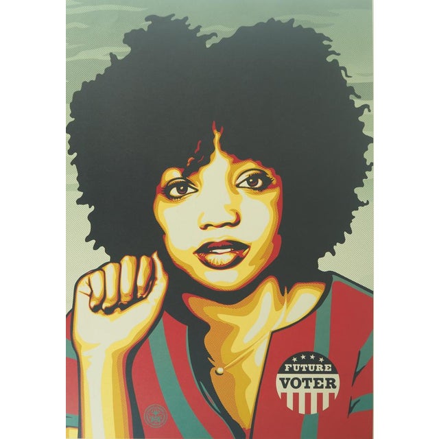 Shepard Fairey, aka Obey Giant (1970) We the Future (Power to the Polls) Color offset lithograph Signed in pencil On fine...