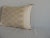 Woven gold obi front pattern Rope trim all around Golden silk backing Feather/down pillow insert Size: 15"H x 20"W