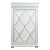 Vintage Elegant White Mirrored Buffet Sideboard With Diamond Lattice Detail For Sale - Image 10 of 17