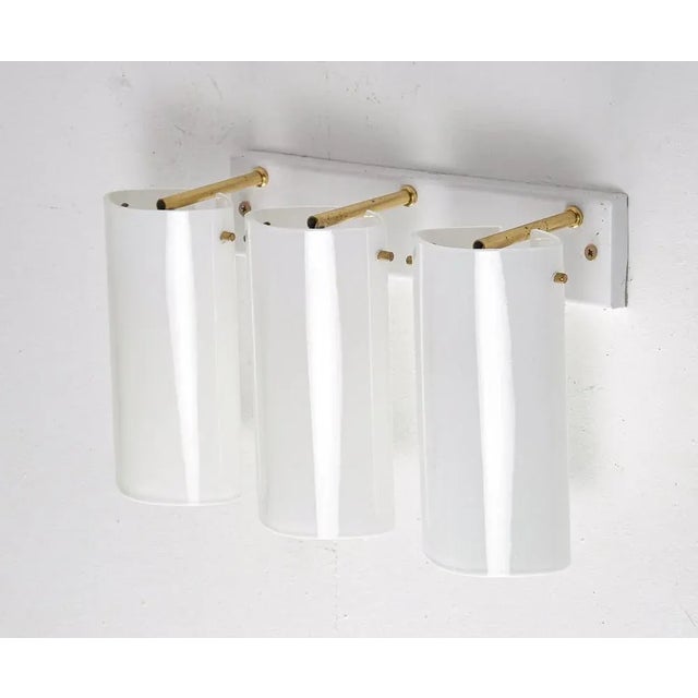 Metal Ark Wall Lamp attributed to Gert Nyström for Fagerhults, Sweden, 1969 For Sale - Image 7 of 8