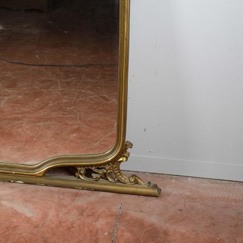 Antique Sideboard Mirror, 1900s For Sale - Image 4 of 9