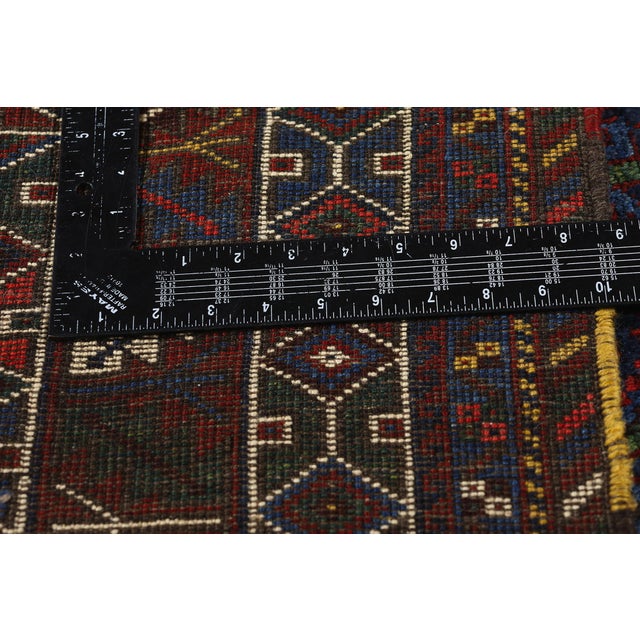 Antique Persian Tribal Shiraz Rug - 06'10 X 09'07 For Sale In Dallas - Image 6 of 9