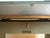 McDowell & Craig open-base Tanker Desk with custom glass top. 70" by 36" -- 30" height with 24.5" clearance under center...