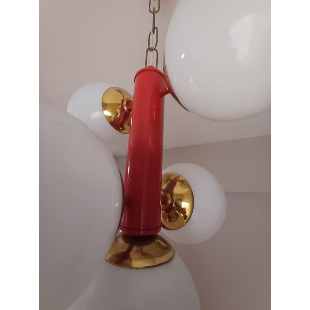 Vintage Space Age Pendant Lamp, 1960s For Sale - Image 3 of 6