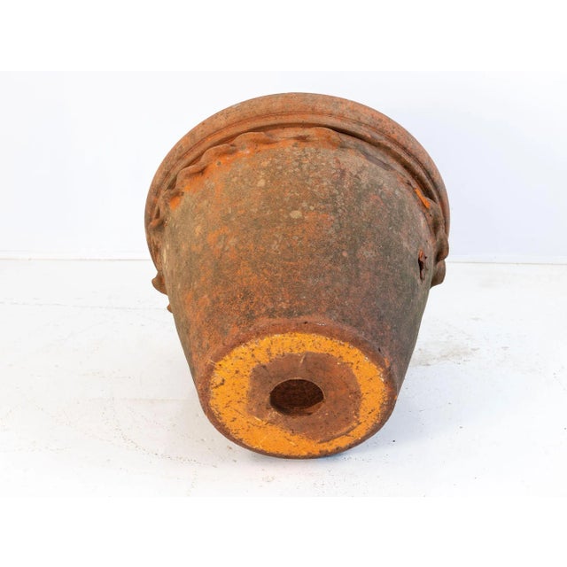 Large Terracotta Pot, England Mid 20th C. For Sale - Image 9 of 9