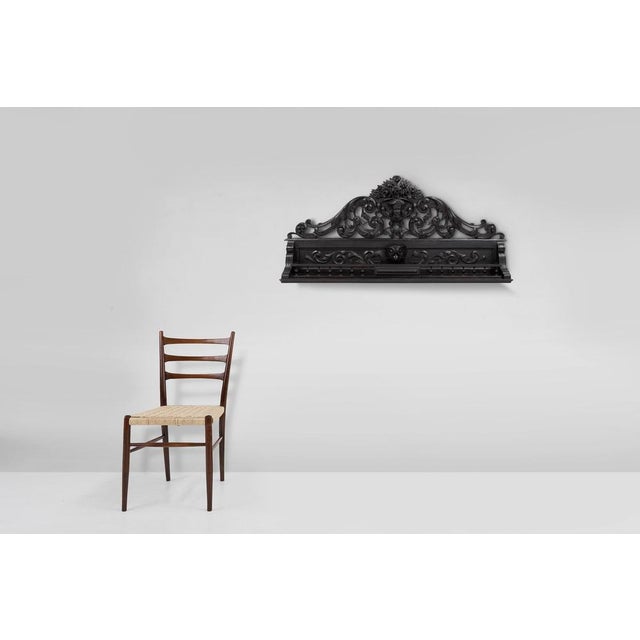 This exceptional antique Baroque wall sculpture from France, circa 1850, is a masterful example of 19th‑century...
