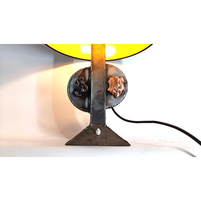 Brutalist Table Lamps, 1970s, Set of 2 For Sale - Image 11 of 12