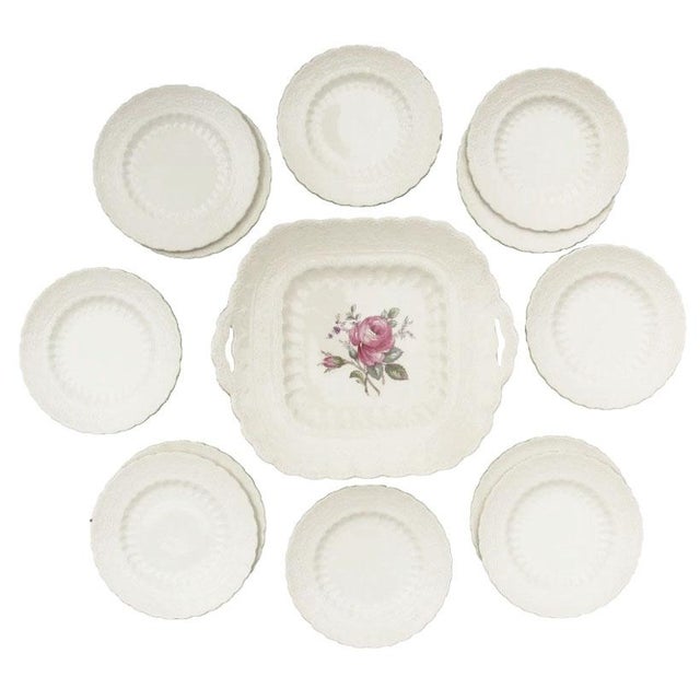 What a lovely platter & plates for a spring tea, bridal shower, or elegant brunch! Perfect for serving cookies,...