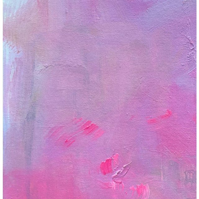 Contemporary Cherry Blossoms — 30x30 For Sale - Image 3 of 6
