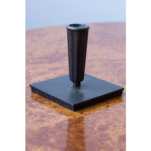 Brass Candleholders by Carl-Einar Borgstöm, Set of 2 For Sale - Image 4 of 6