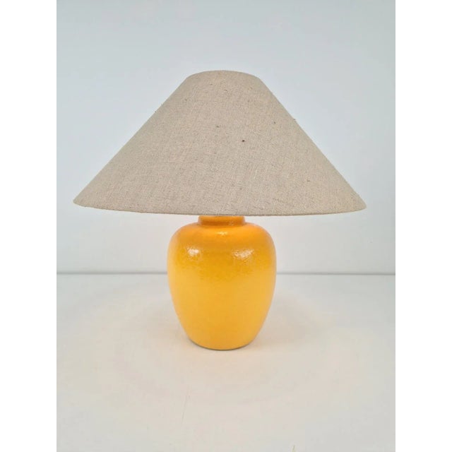 Vintage Ceramic Jar Verona Table Lamp by Habitat, 1980 For Sale - Image 4 of 10