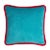 Happy Pillow in Light Blue and Red from Lo Decor For Sale