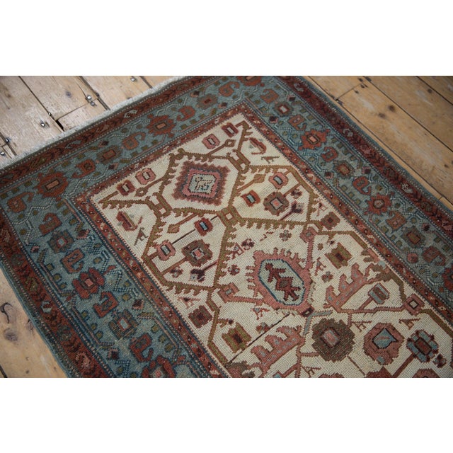 Textile Vintage Distressed Hamadan Rug Runner - 3'3" x 6'2" For Sale - Image 7 of 8