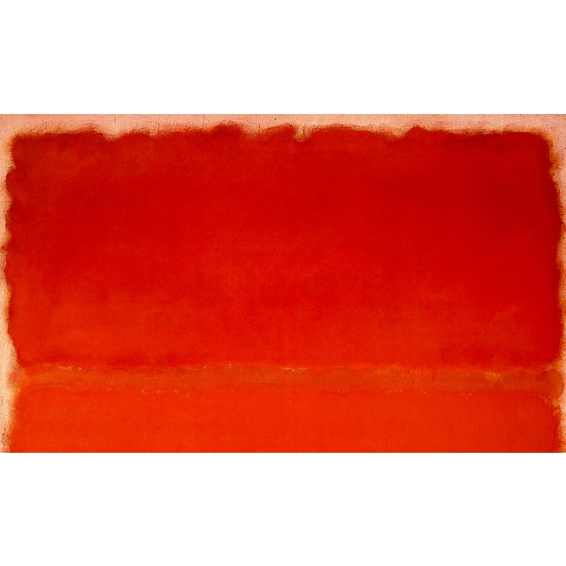 Beautiful 1998 licensed offset lithograph poster after a 1961 painting by Mark Rothko. The poster's footer provides...