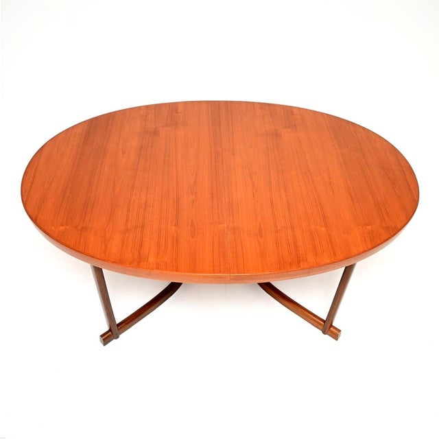 1960s Danish Vintage Teak Dining Table by Johannes Andersen, 1960 For Sale - Image 5 of 11