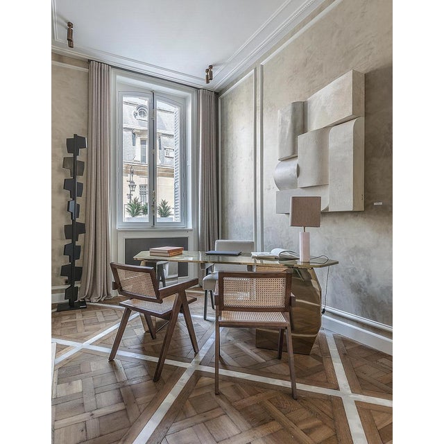 Stone Y Desk in Marble by KY Architecture For Sale - Image 7 of 9