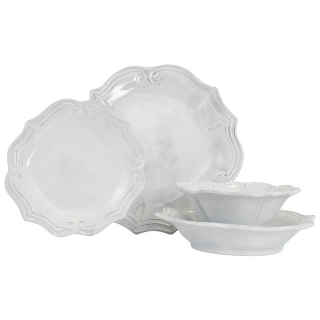 VIETRI Incanto Baroque Four-Piece Dinnerware Set, Service for One For Sale - Image 12 of 12
