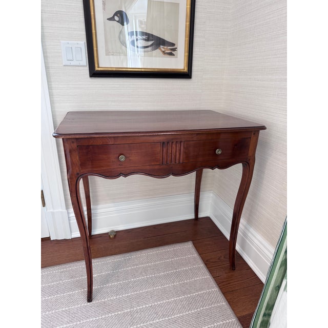 French Antique Walnut French Transition Table For Sale - Image 3 of 18