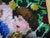 Vintage Needlepoint Christmas Stocking Victorian Children With Toys Red Back For Sale - Image 4 of 6