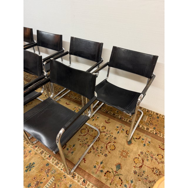 Design Plus Gallery presents a Set of 6 S34 Cantilever Armchairs from Linea Veam. Based on Mart Stam’s influential 1927...