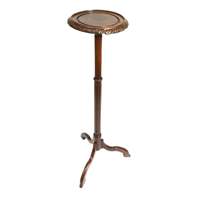 19th Century Dutch Mahogany Torchière or Plant Stand For Sale