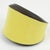 2000 - 2009 Salvatore Ferragamo Yellow and Brown Wood Enameled Cuff Bracelet Bangle For Sale - Image 5 of 12