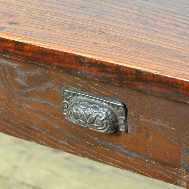 Brown Japanese Tea Table, 1930s For Sale - Image 8 of 11