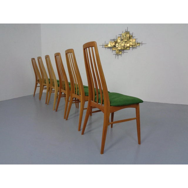 1960s Eva Dining Chairs in Teak by Niels Koeefoed for Hornslet Møbelfabrik, Denmark, 1960s, Set of 6 For Sale - Image 5 of 15