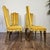 Hollywood Regency Designer 1970s Velvet Striped High Back Chairs For Sale - Image 3 of 15