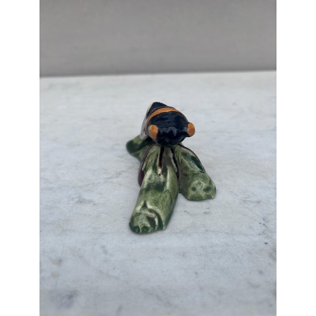 French Country Majolica Cicada Sicard, Circa 1940 For Sale - Image 3 of 5