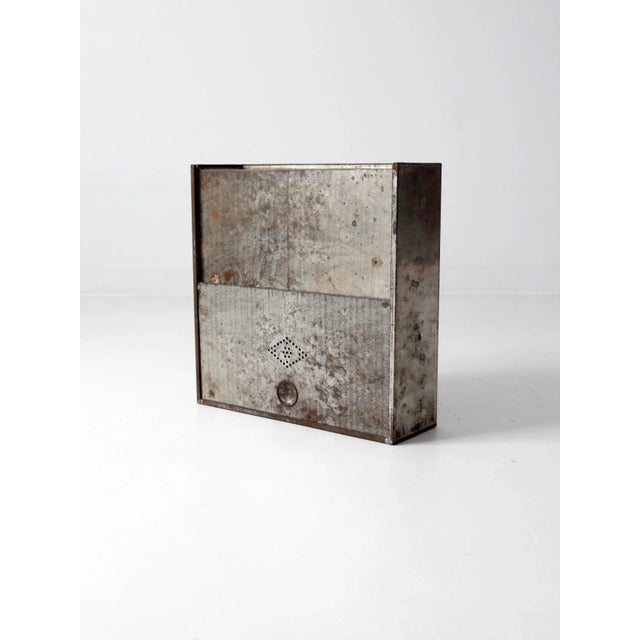 Vintage Metal Bread Box For Sale - Image 9 of 11