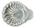 Large Fleuron Serving Platter in Silver-Plated Metal in the shape of Scallop Shell from Christofle, France, 1960s For Sale