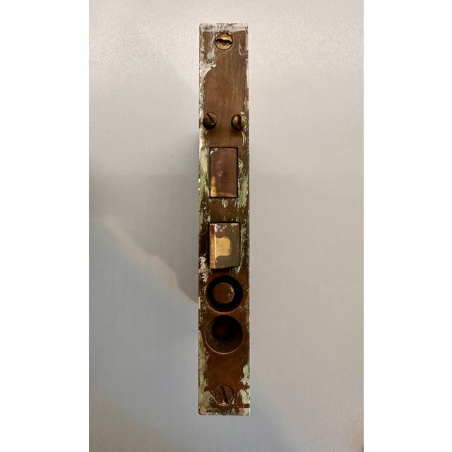 Spanish Revival Solid Brass Entry Hardware Set – Penn Spain, Ornate Vintage For Sale - Image 11 of 16