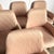 Textile Postmodern Pleated Pink Fabric Arm Chairs by Preview Furniture - Set of 6 For Sale - Image 7 of 12