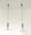 Mid-Century Modern White Murano Glass Pendants attributed to Alessandro Pianon for Vistosi, Set of 2 For Sale - Image 3 of 8