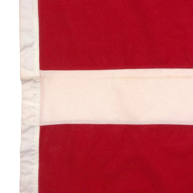 American Large Vintage Cotton Flag of Washington DC With Sewn Stars For Sale - Image 3 of 5
