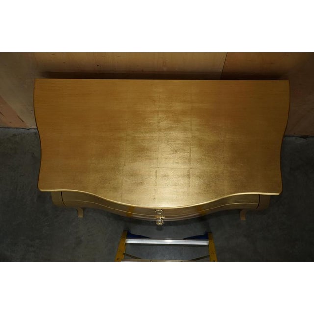 24ct Gold Leaf Canova Bombe Chest of Drawers by Fendi Casa For Sale - Image 11 of 18