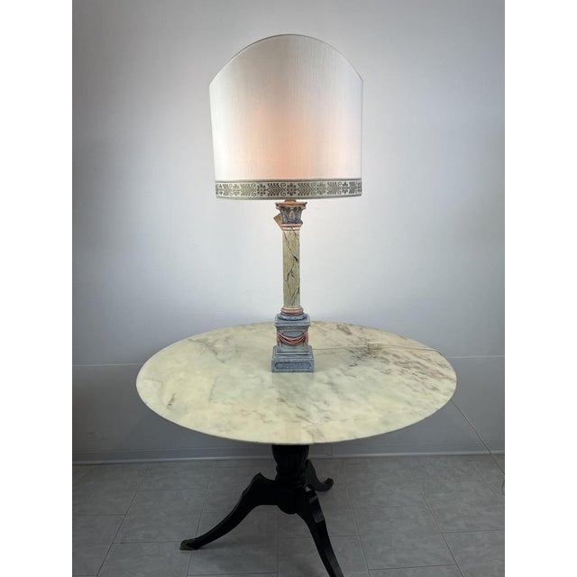 Italian Ceramic Table Lamp, 1980s For Sale - Image 3 of 16