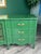 1970s French Provincial Green Lacquered Dresser of Nine Drawers For Sale In Miami - Image 6 of 16