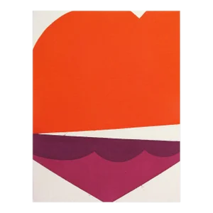 Contemporary Abstract Mixed Media on Paper Painting "Em 2 l'A - Suite 02 Pfa" by Guillaume Moschini