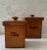 Mid-Century Modern Vintage Woodcroftery Coffee and Tea Canister Set For Sale - Image 3 of 12