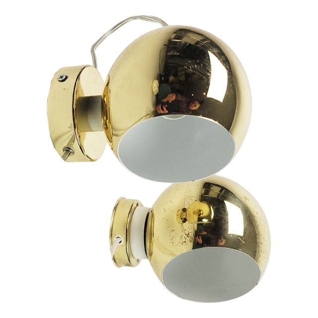 Vintage Swedish Magnetic Wall Lamps, 1970s For Sale