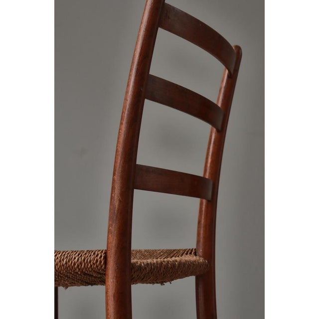 Wood Vintage Funkis Novo Chair in Beech and Seagrass by Arne Jacobsen for Fritz Hansen, 1935 For Sale - Image 7 of 16