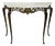 Italian Console Table in Brass and Marble Top, 1950 For Sale