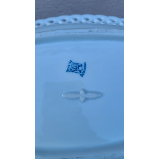 Ceramic LastChance!Vintage Schumann Bavaria Reticulated Bowl For Sale - Image 7 of 12