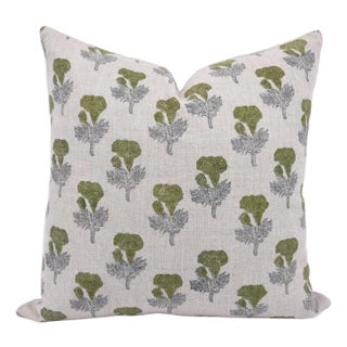 Floral Home Decor Cushion Cover 20x20 Inch- Manmohan For Sale