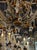 Mid 20th Century Vintage Italian Beaded and Amber Chandelier For Sale - Image 5 of 11